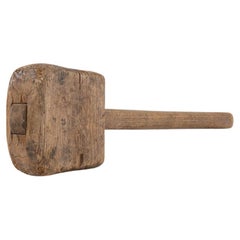 Vintage French Wooden Mallet