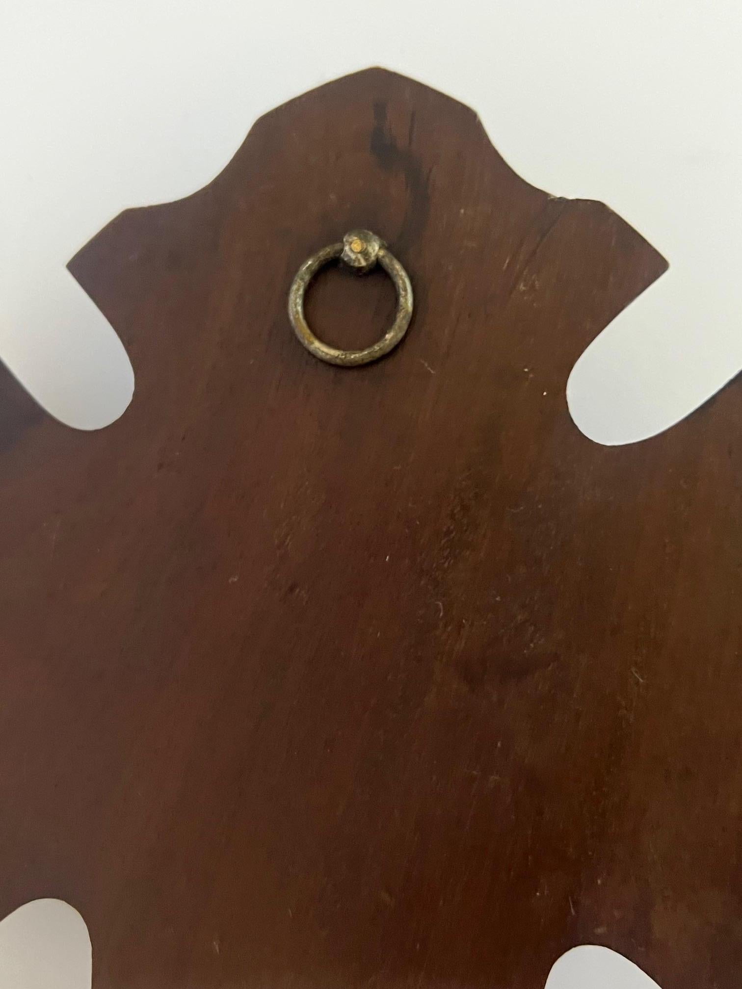 Antique French Crocifisso in legno, metallo misto e ottone in vendita 5