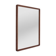 Antique French Wooden Wall Mirror in Marine Style, circa 1880