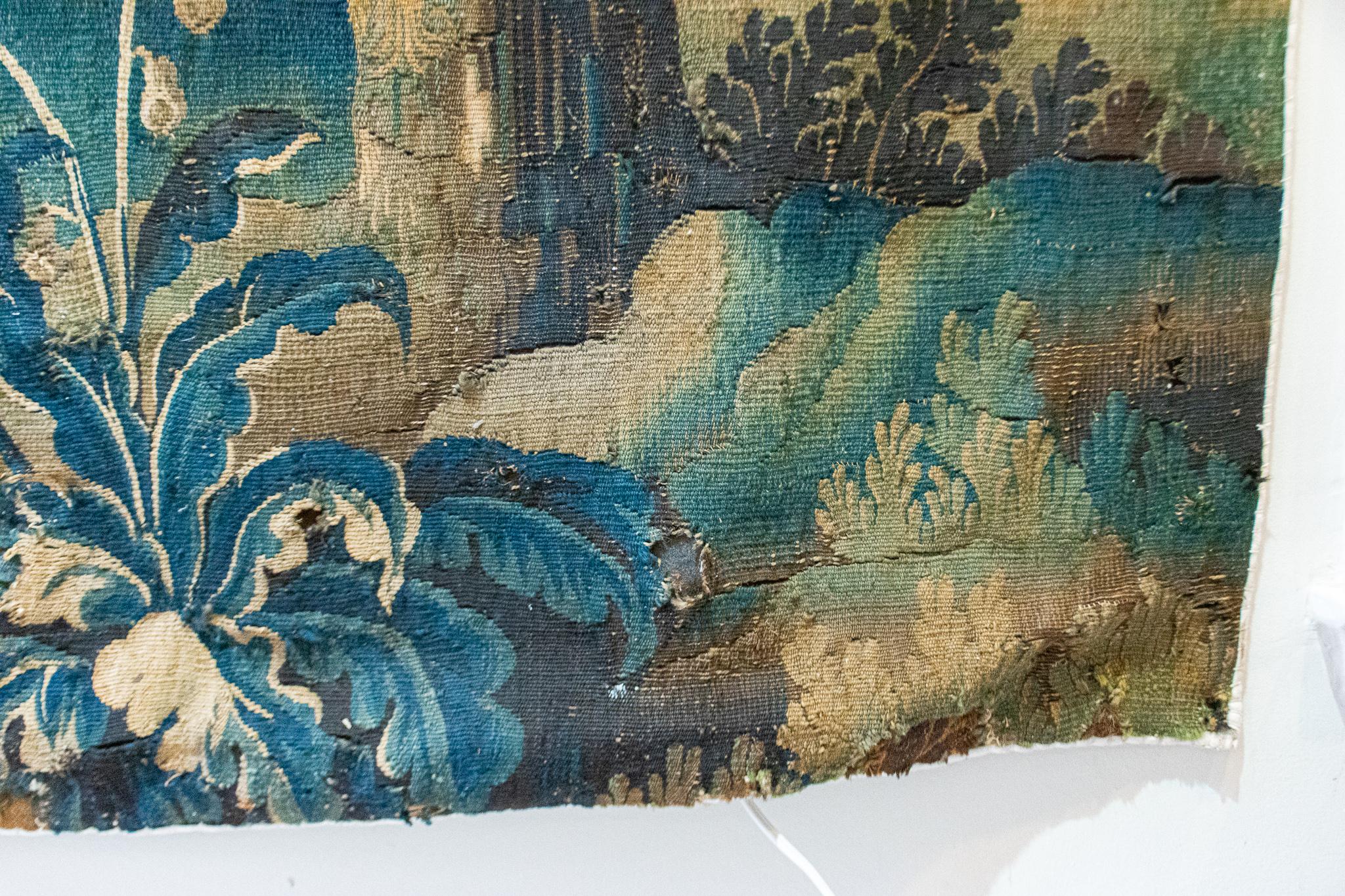 Antique French Wool Aubusson Tapestry 2