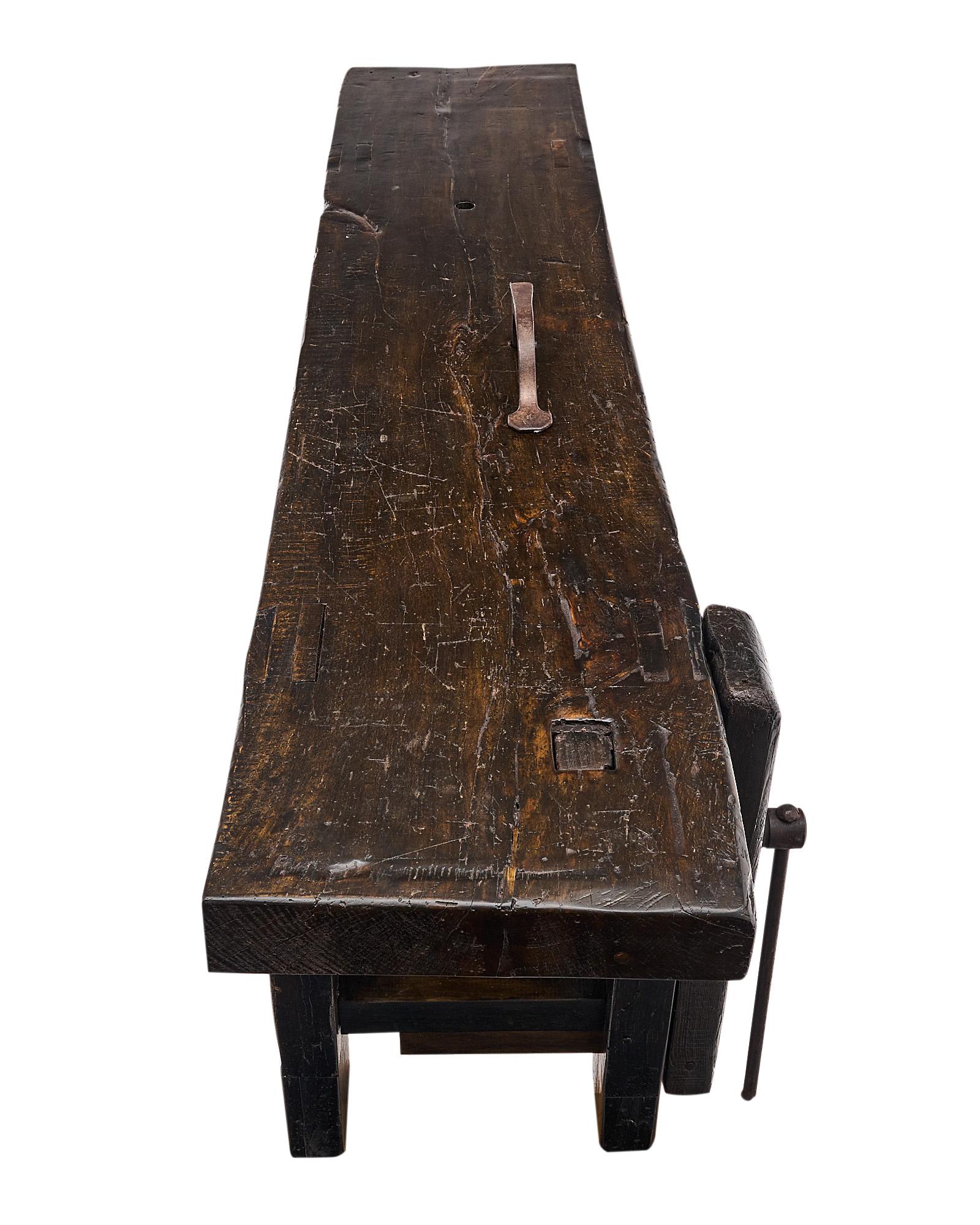Late 19th Century Antique French Workbench