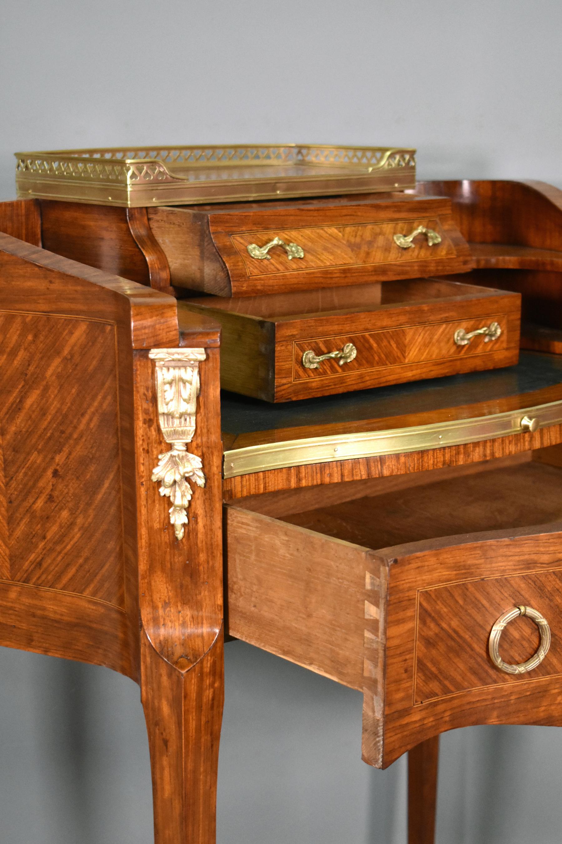 Antique French Writing Table Transition Style Louis XV – Louis XVI 8