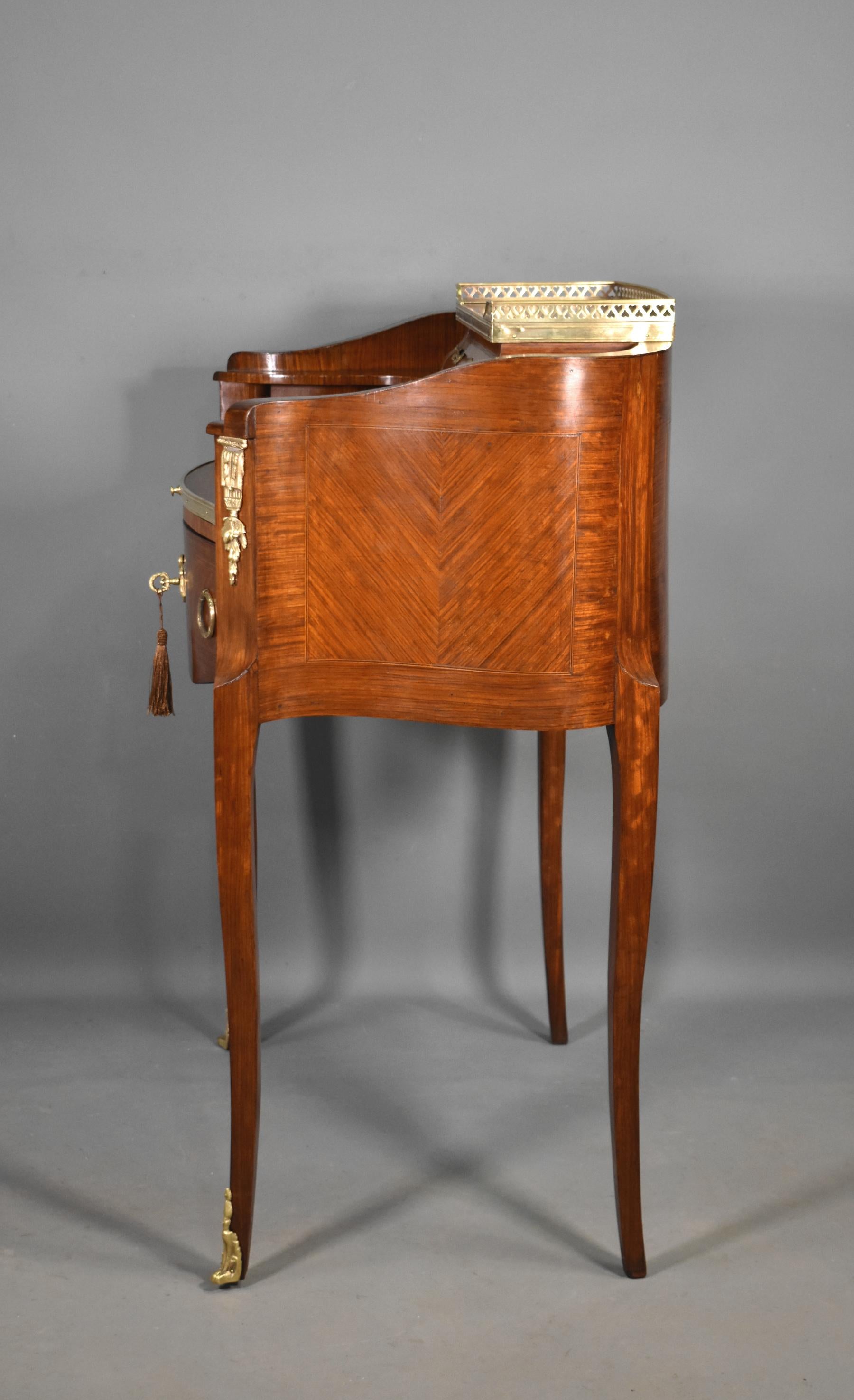Antique French Writing Table Transition Style Louis XV – Louis XVI 13