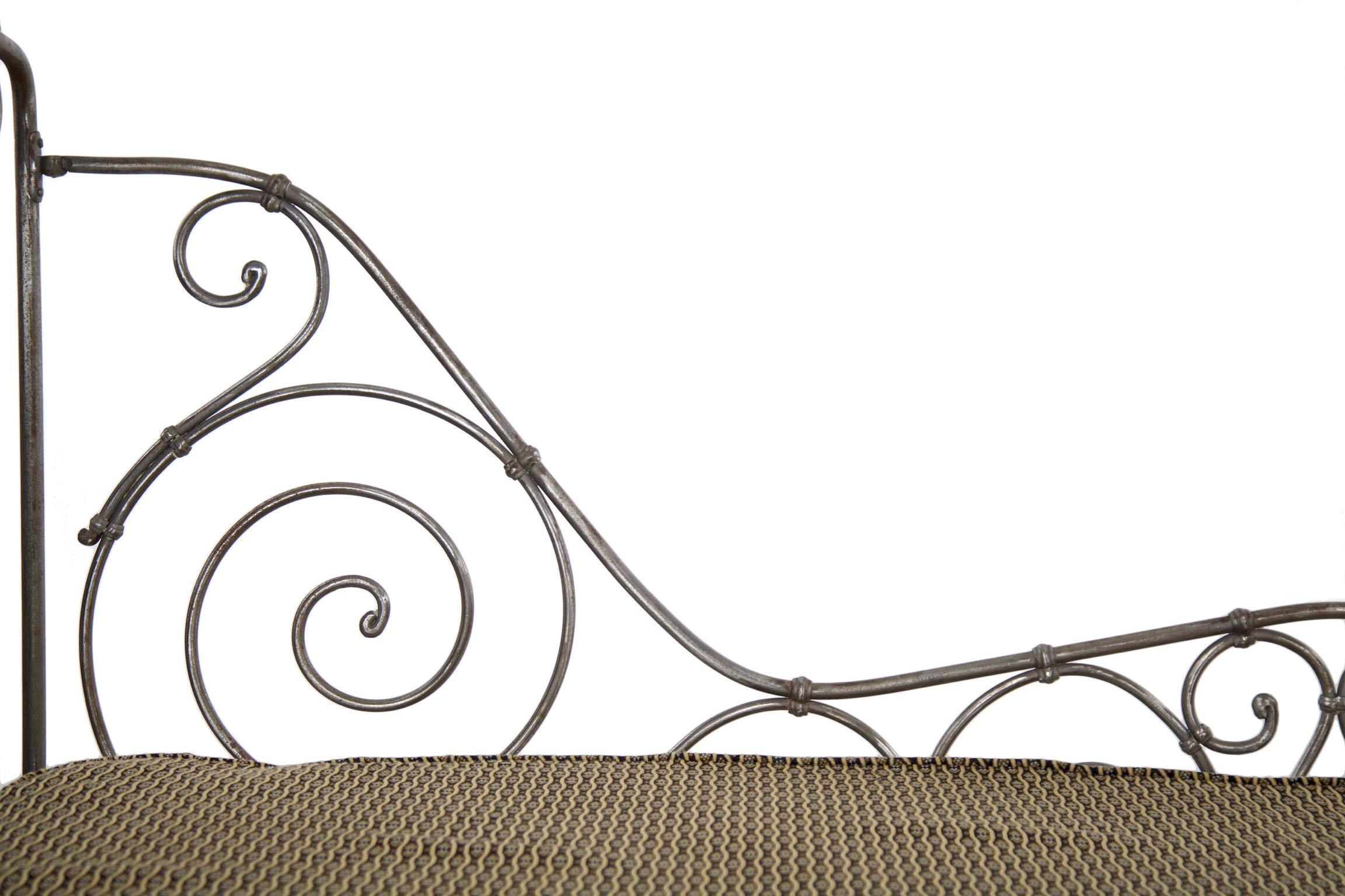 antique wrought iron daybed