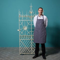 Antique French Wrought Iron Garden Pedestrian Gate