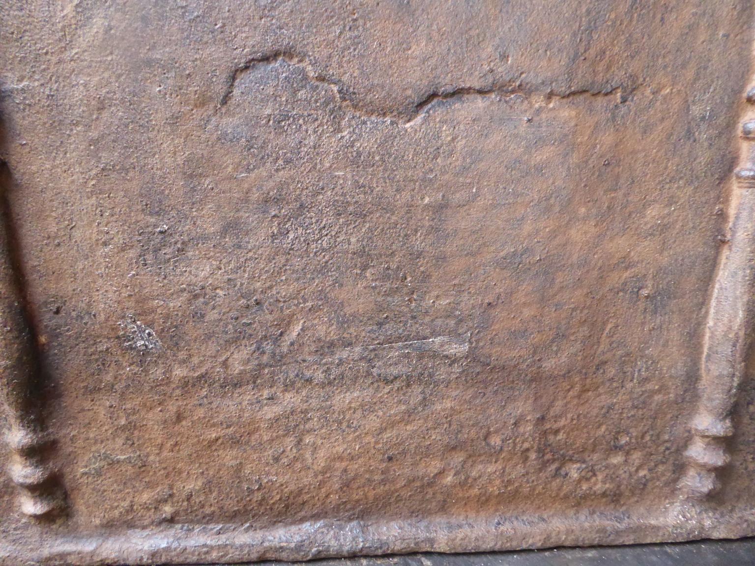 Antiker französischer „Jahre“-Kaminschirm, 18. Jahrhundert im Zustand „Gut“ im Angebot in Amerongen, NL