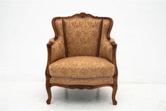 Antique French yellow bergere 