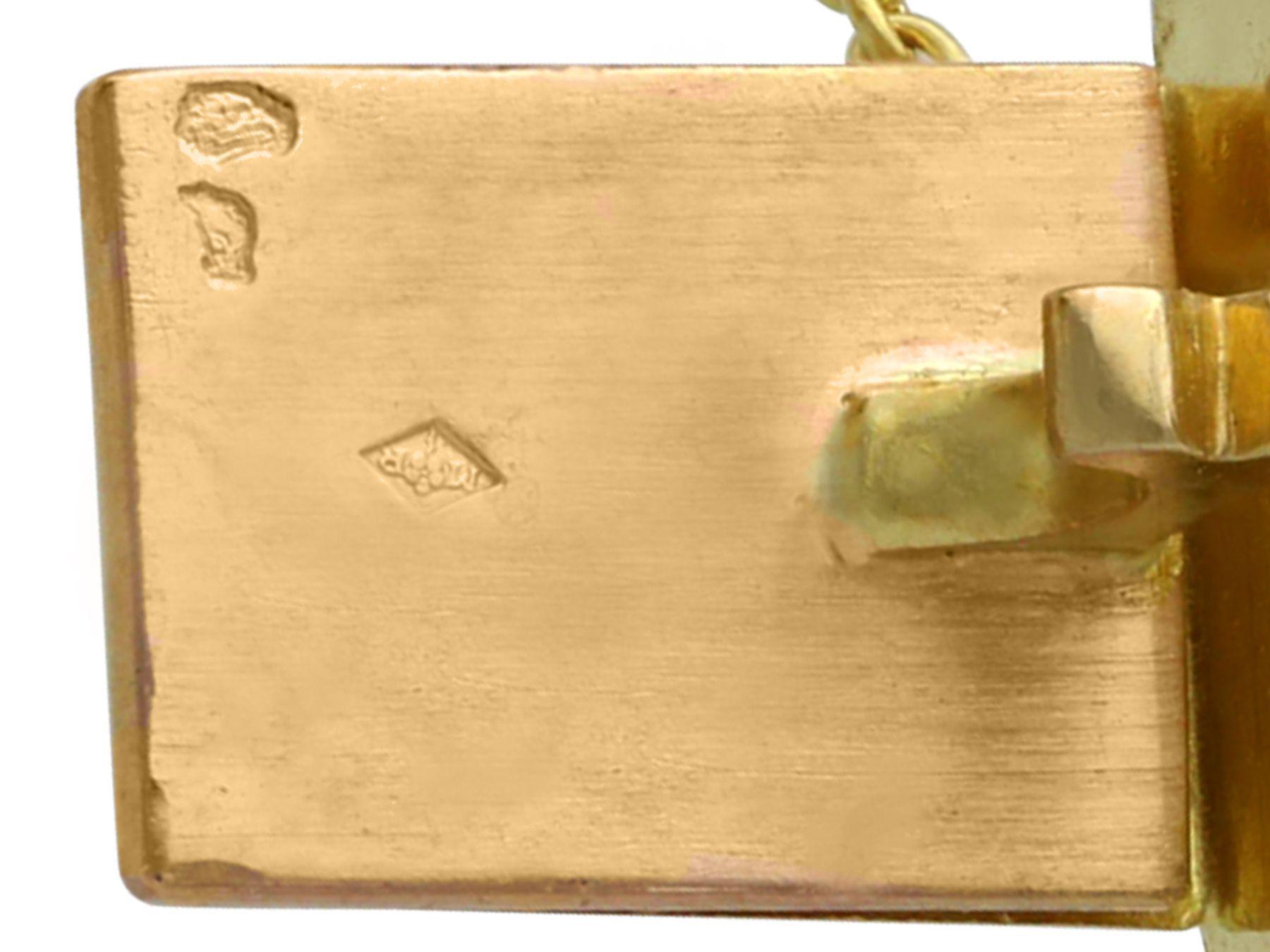 Antikes französisches Gelbgold-Armband, um 1910 im Angebot 2