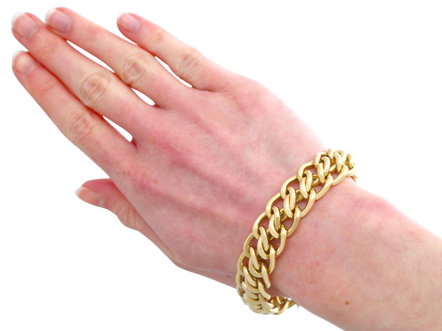 Antique French Yellow Gold Bracelet, circa 1910 For Sale 3
