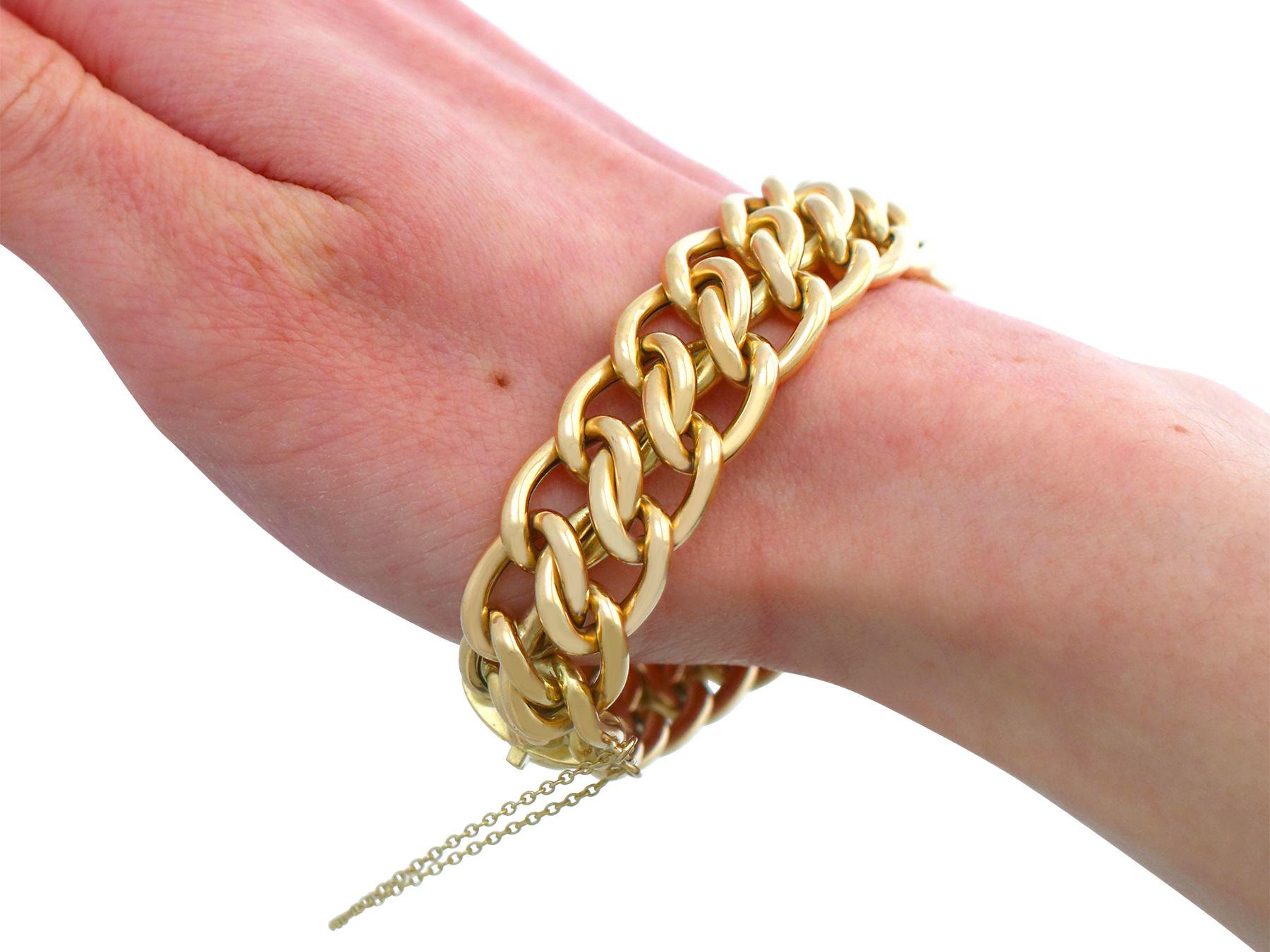 Antique French Yellow Gold Bracelet, circa 1910 For Sale 4