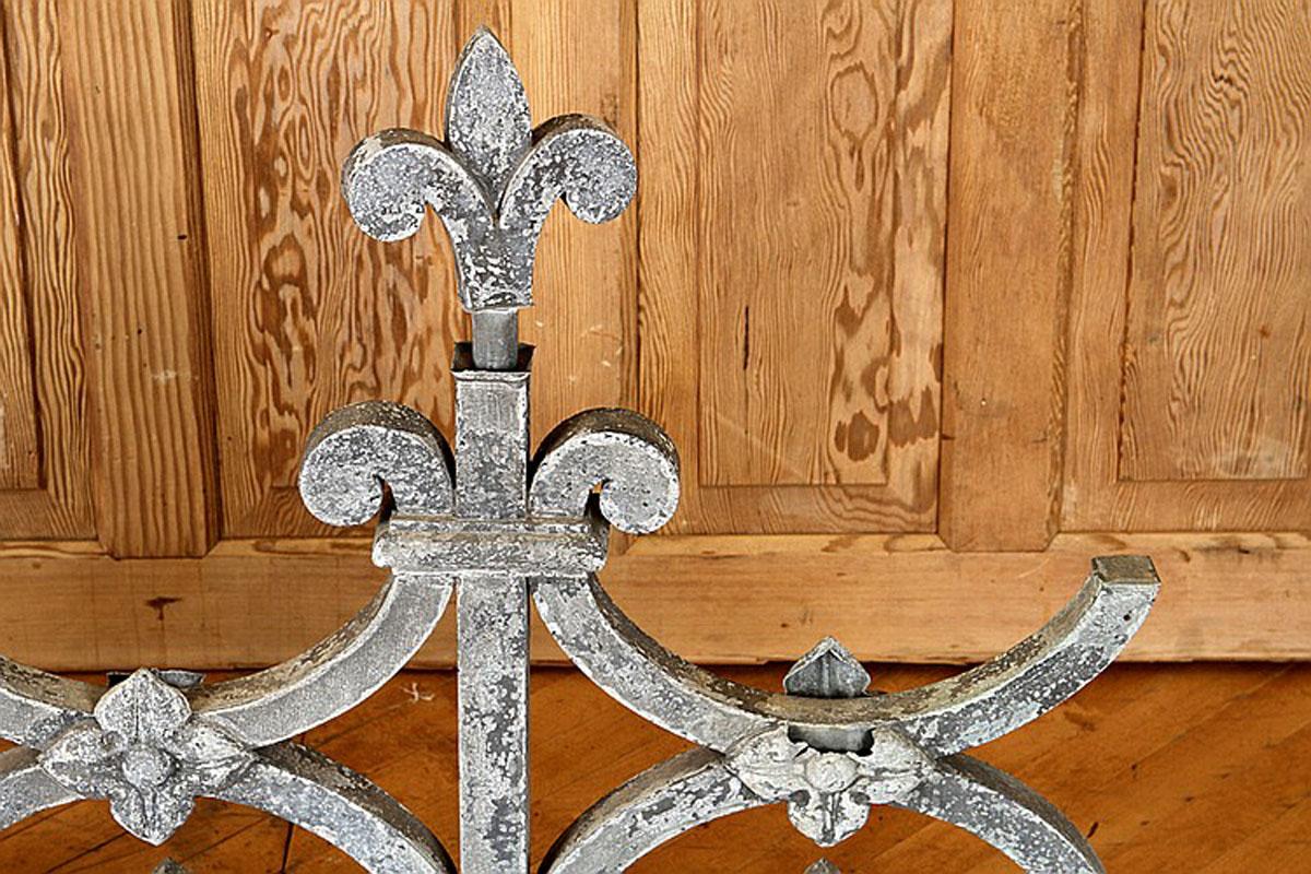 Antique French Zinc Architectural Building Element In Good Condition For Sale In Sheffield, MA
