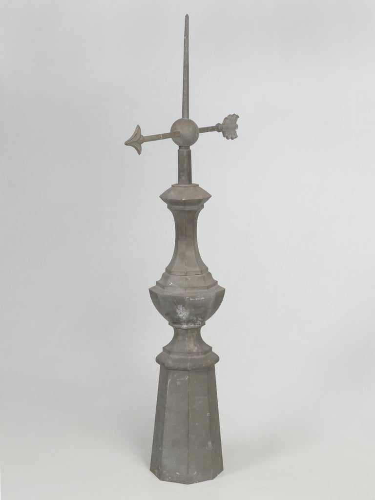 Antique French Zinc Weathervane in Original Condition C1900's For Sale
