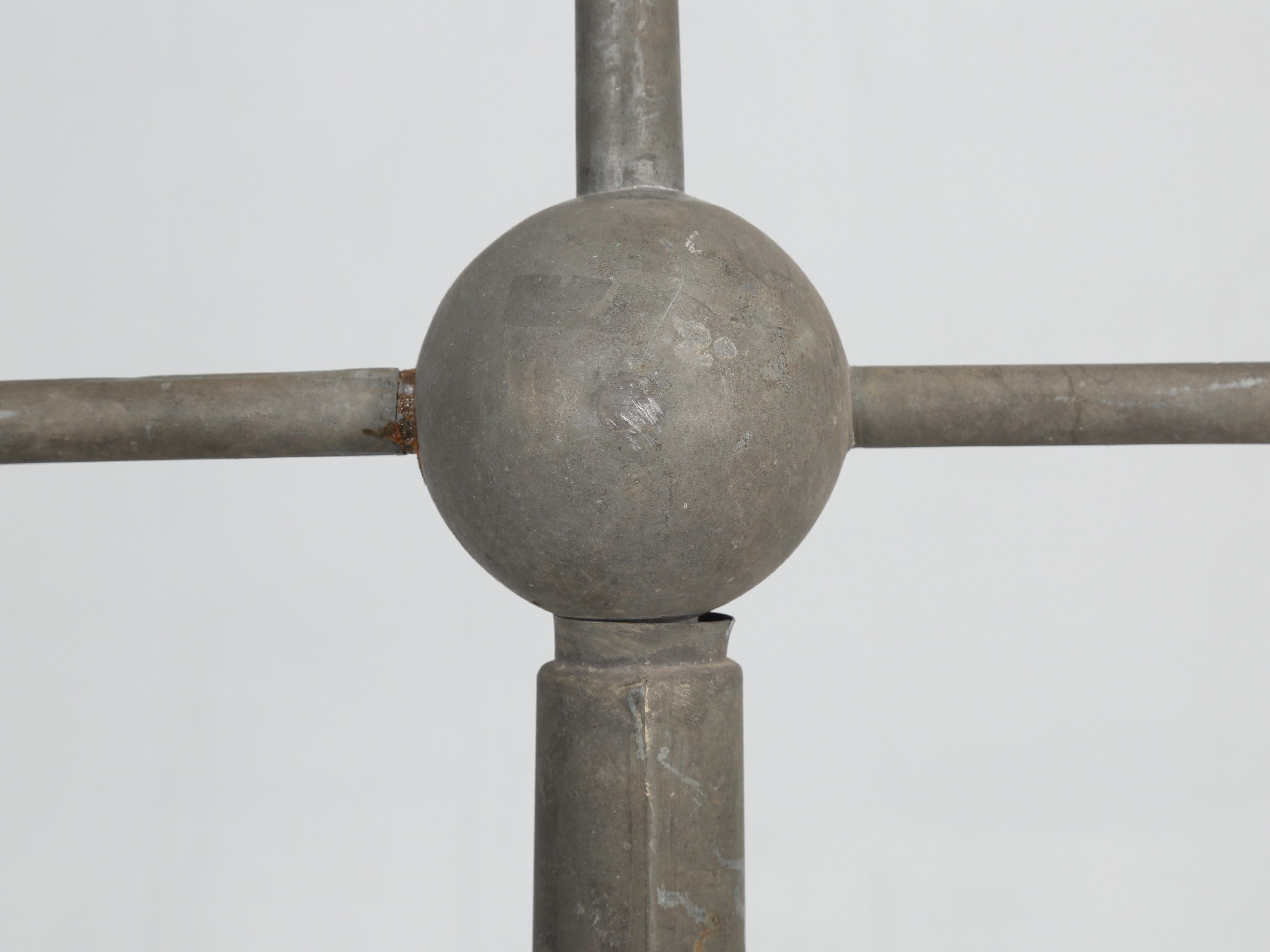 Antique girouette franaise en zinc en tat original C1900''s Bon état - En vente à Chicago, IL