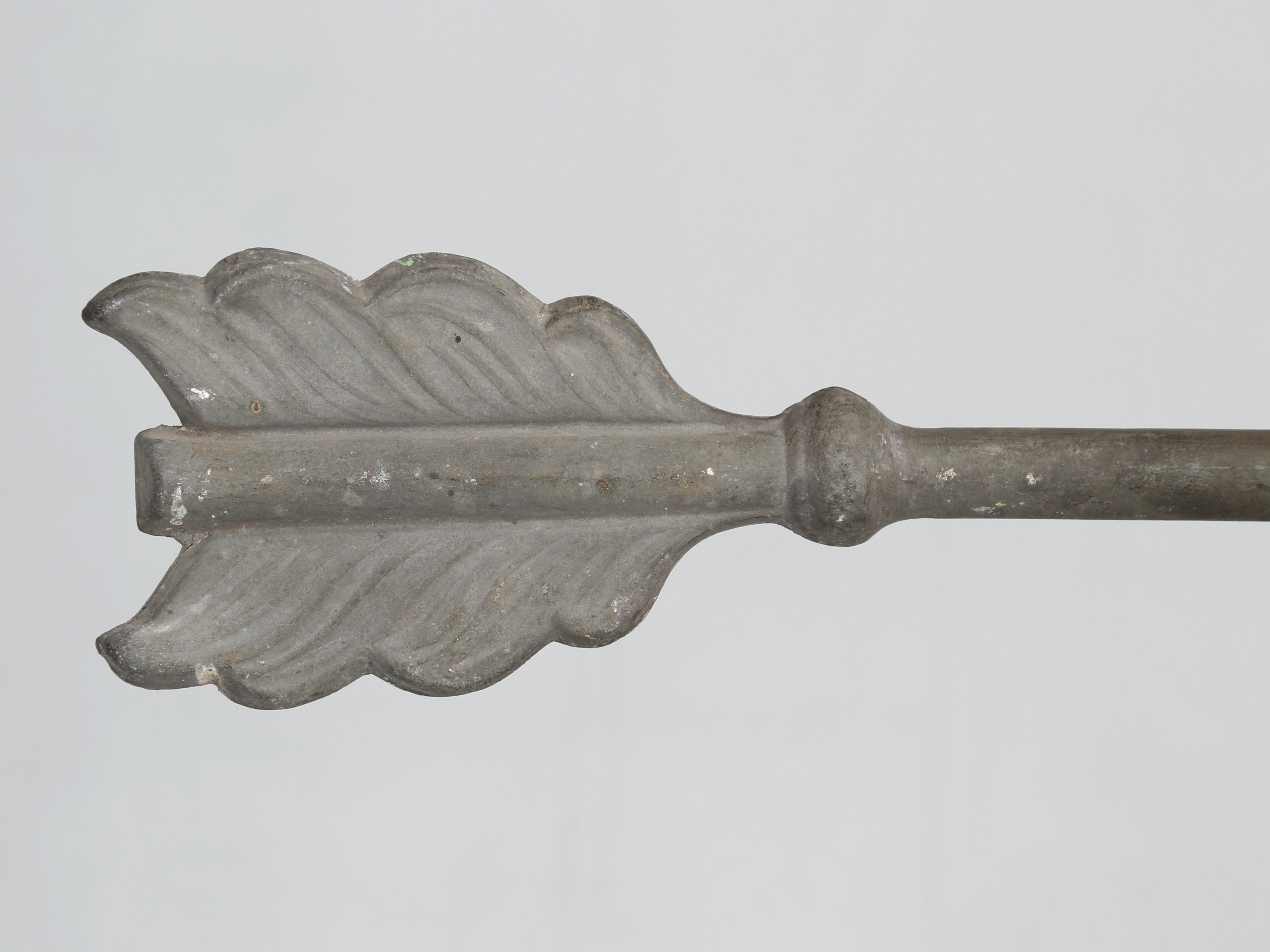 Début du 20ème siècle Antique girouette franaise en zinc en tat original C1900''s en vente