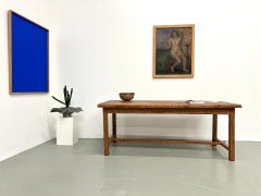 Antique frenh farmhouse table in solid cherry wood