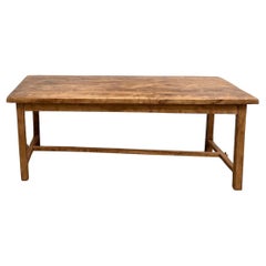 Vintage frenh farmhouse table in solid cherry wood
