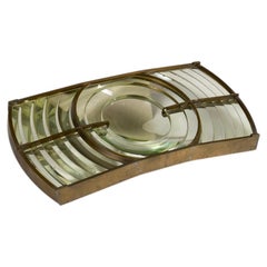 Antique Fresnel Lens Searchlight Element, USA, Circa 1900
