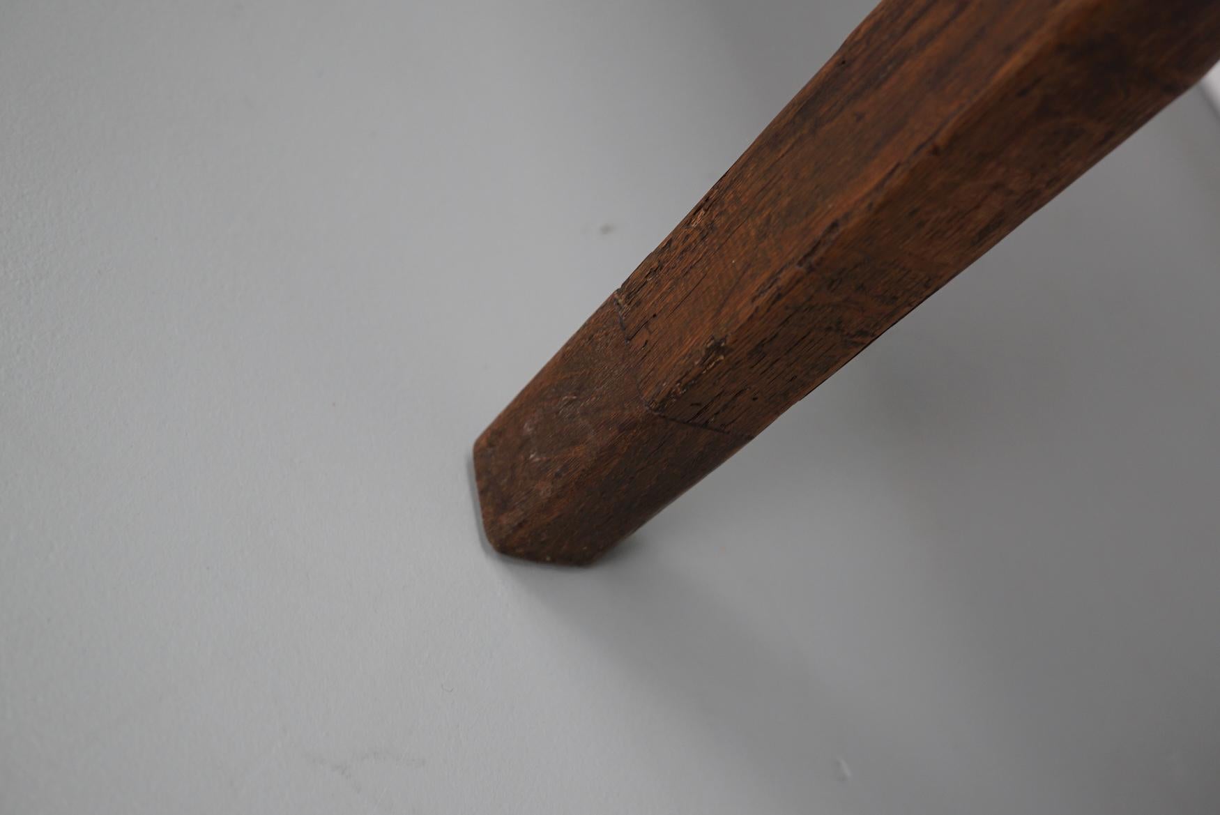 Tavolo da pranzo rustico francese del XIX secolo, in legno di frutto antico in vendita 11