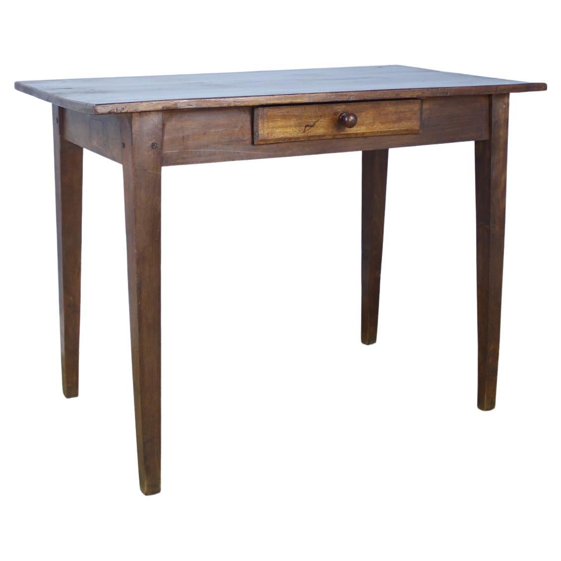 Antique Fruitwood Side Table or Small Writing Table