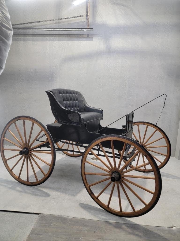 Antique Fully Restored & Functional Horse-Pull Spring Buggy For Sale 2