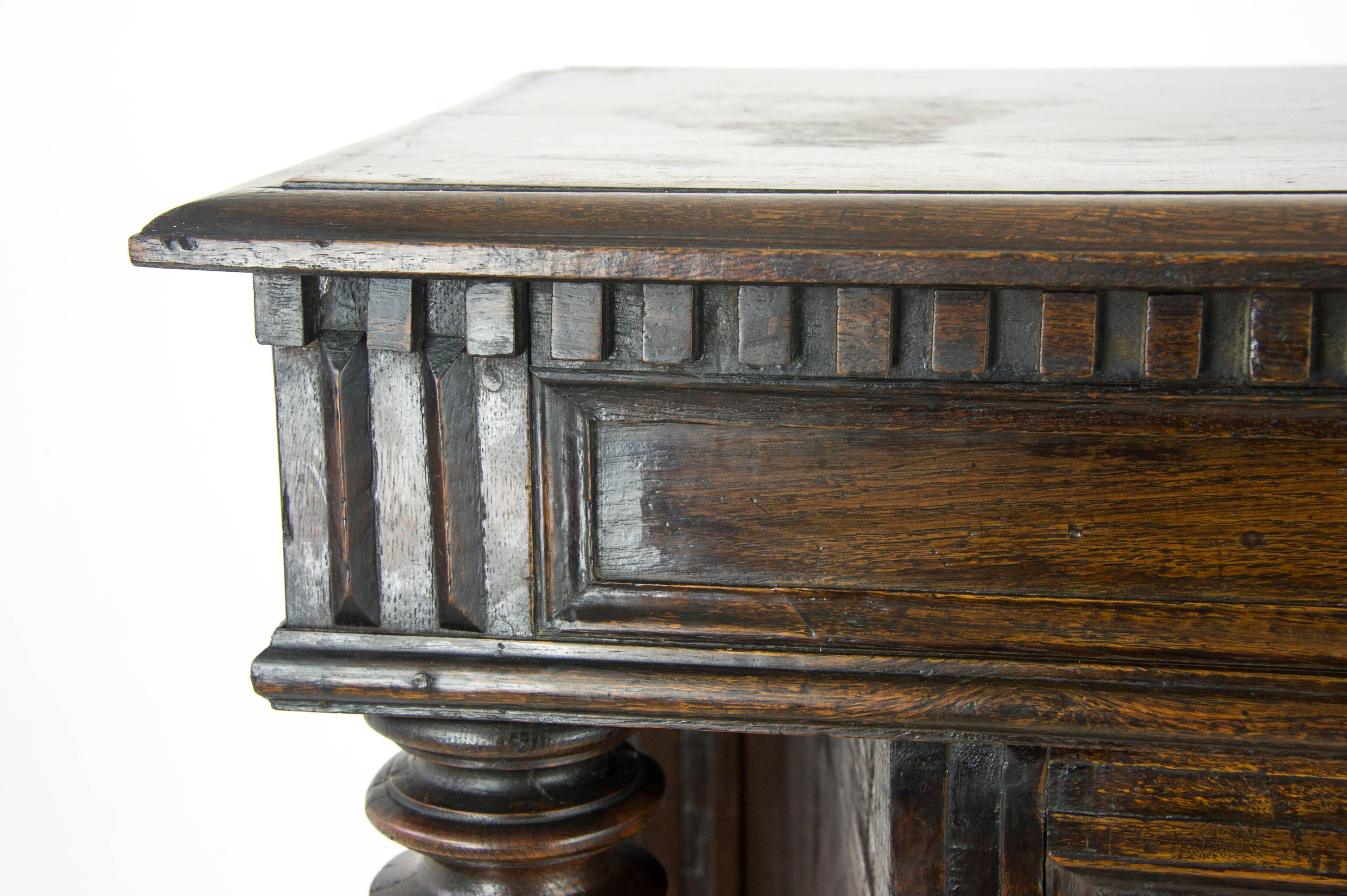 Antique Furniture Sideboard, Georgian Court Cupboard, Scotland, 1810 5