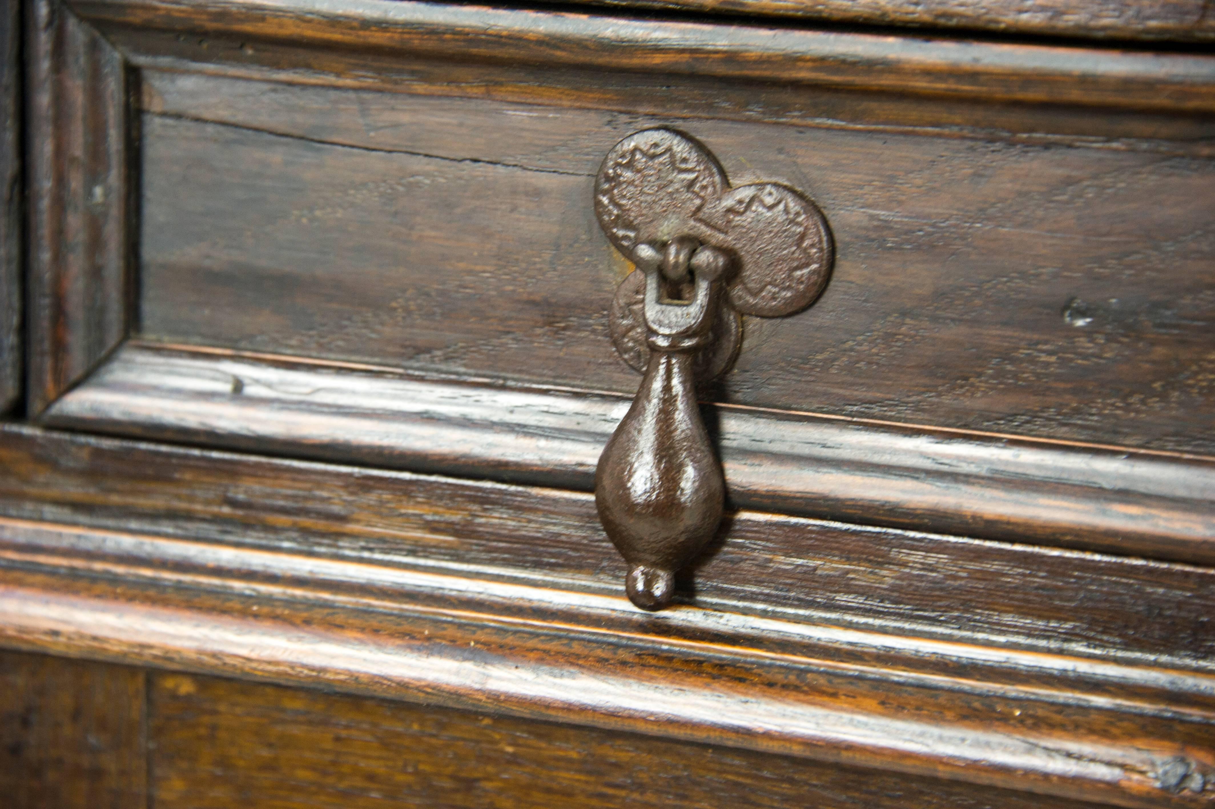 Early 19th Century Antique Furniture Sideboard, Georgian Court Cupboard, Scotland, 1810