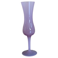 Antique Fushia Purple Mid-20th Opaline Vase
