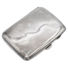 Antique G. Seifert & Sons Quebec Sterling Silver Cigarette Case