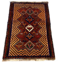 Antique Gabbeh Rug 1.58m x 1.08m