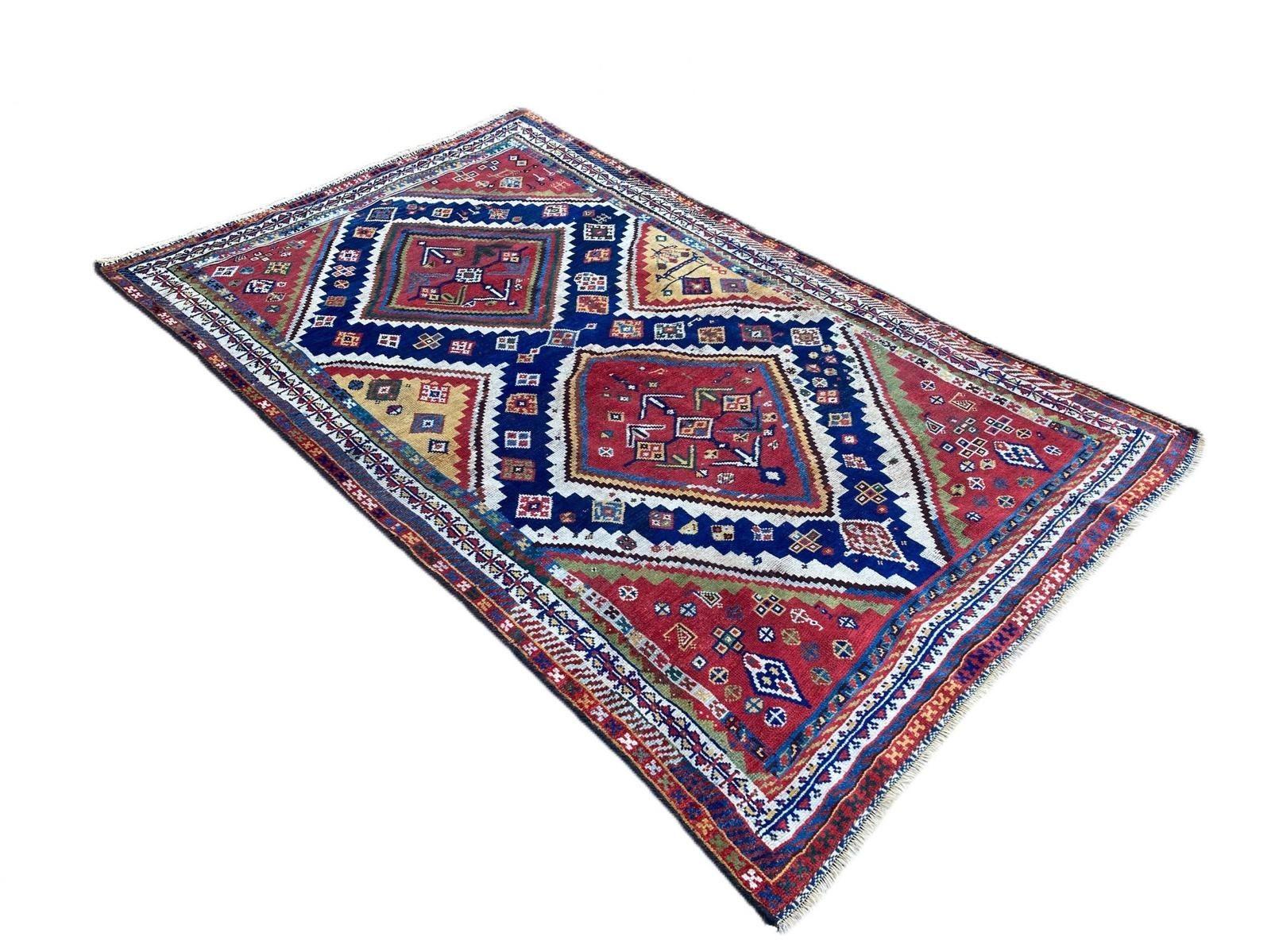 Antique Gabbeh Rug In Good Condition In St. Albans, GB