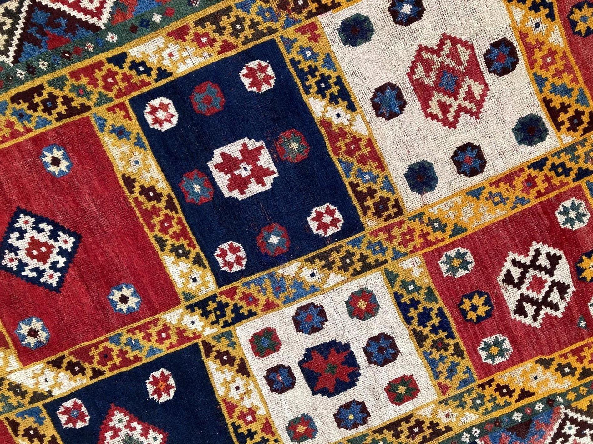 Antiker Gabbeh-Teppich 2,68 m X 1,42 m, antik im Angebot 6