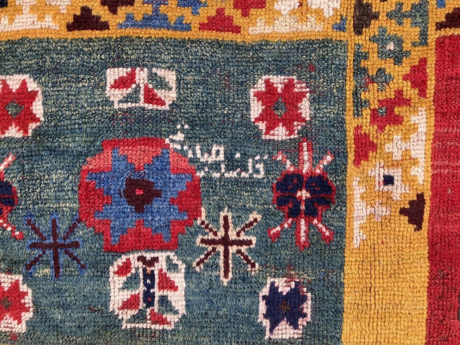 Antiker Gabbeh-Teppich 2,68 m X 1,42 m, antik im Angebot 9