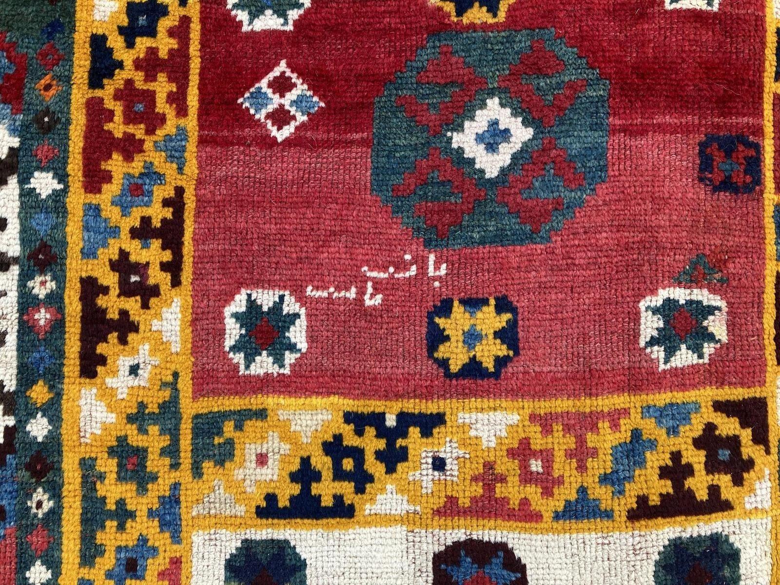 Antiker Gabbeh-Teppich 2,68 m X 1,42 m, antik im Angebot 10