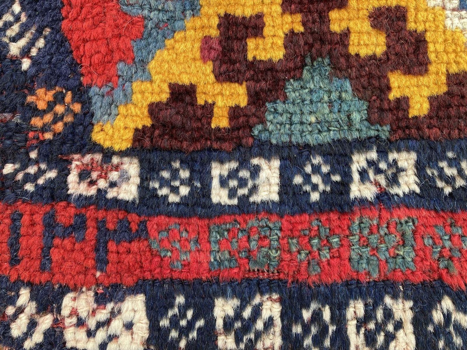 Antiker Gabbeh-Teppich 2,68 m X 1,42 m, antik im Angebot 11