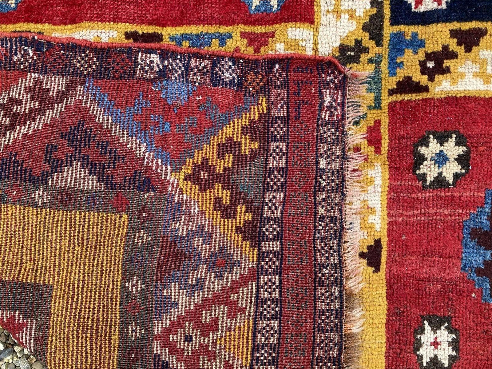 Antiker Gabbeh-Teppich 2,68 m X 1,42 m, antik im Angebot 14