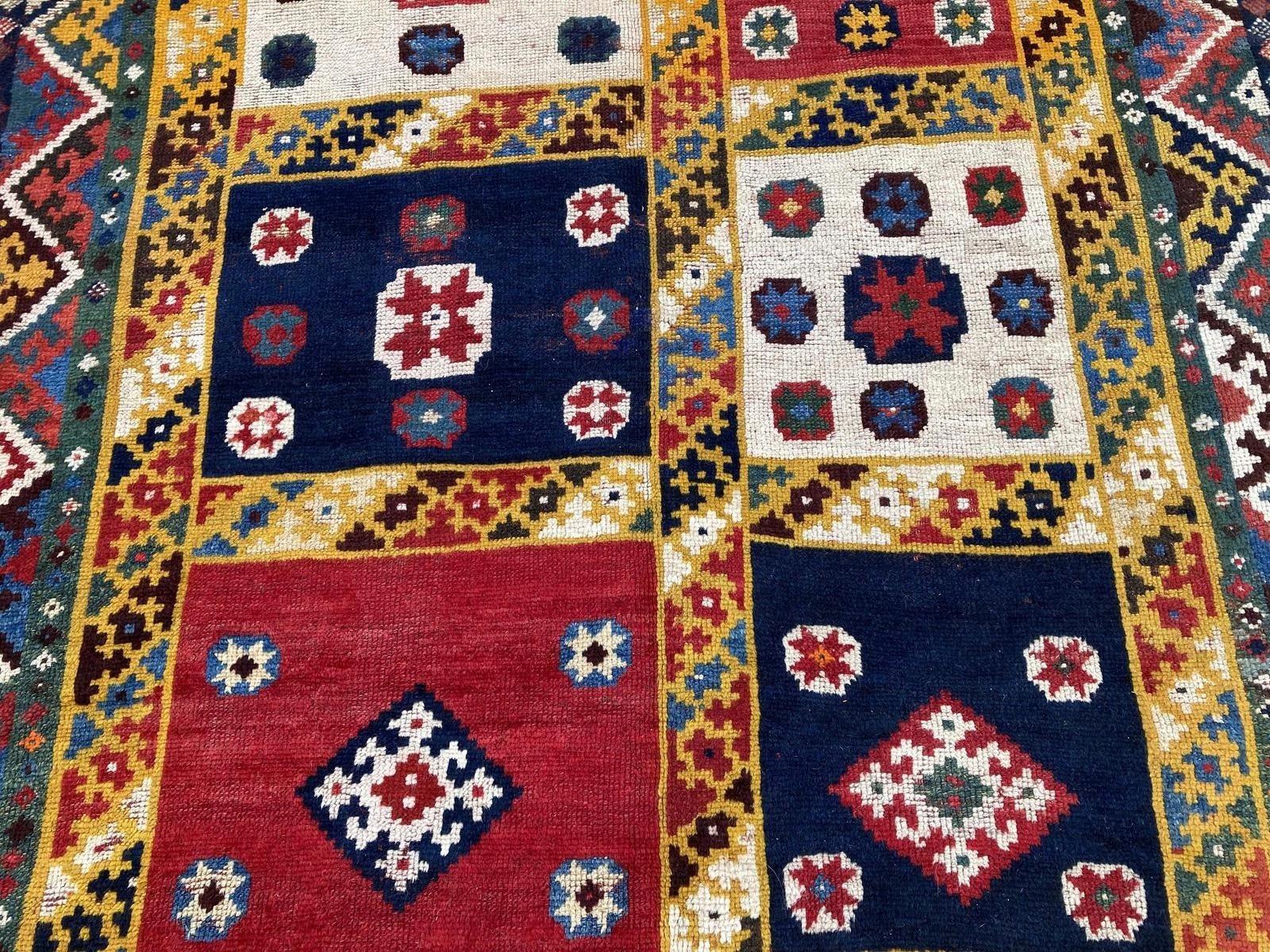 Antiker Gabbeh-Teppich 2,68 m X 1,42 m, antik im Angebot 3