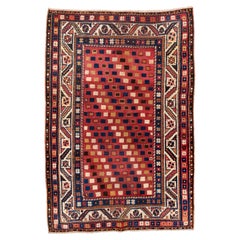 Antiker Gabbeh mit geometrischem Design