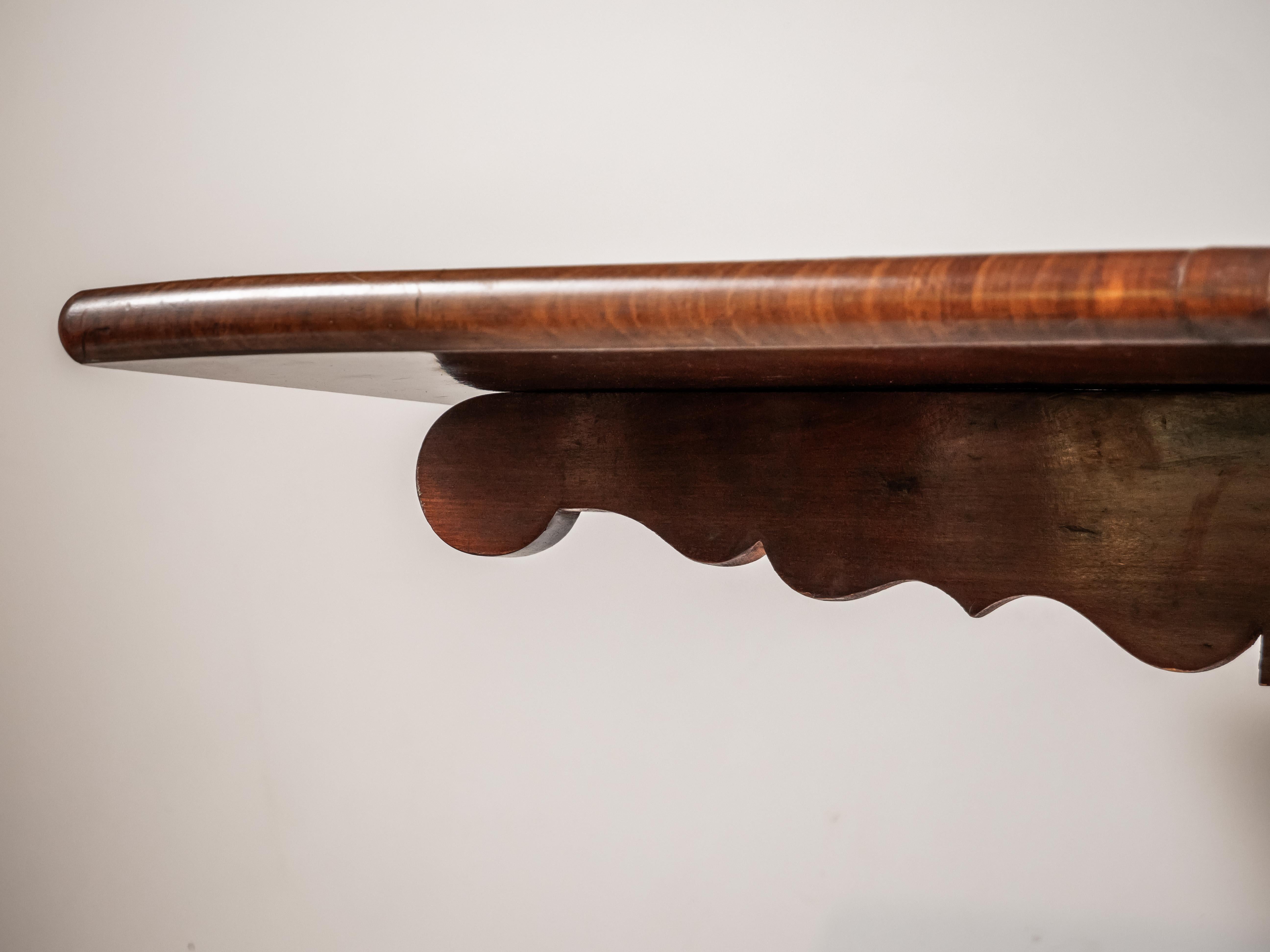 Antique game table - folding For Sale 1