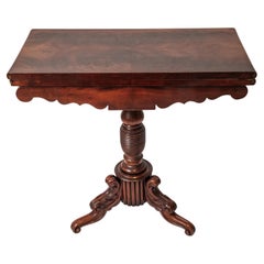 Antique game table - folding