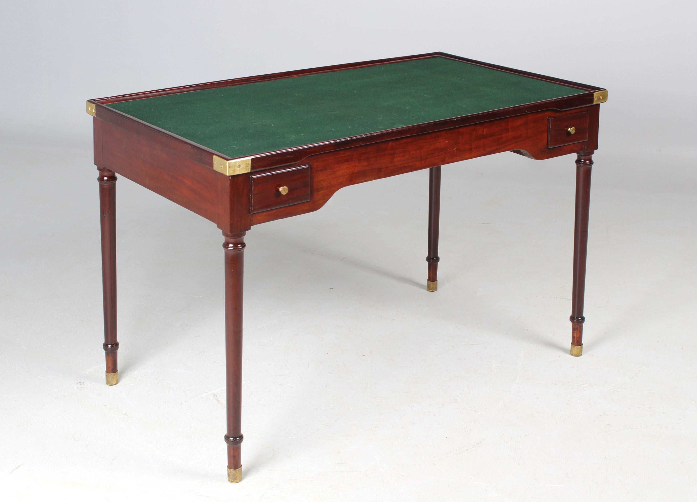Antiker Spieltisch, Table à Tric Trac, Mahagoni, Frankreich, Directoire, um 1800 im Angebot 5