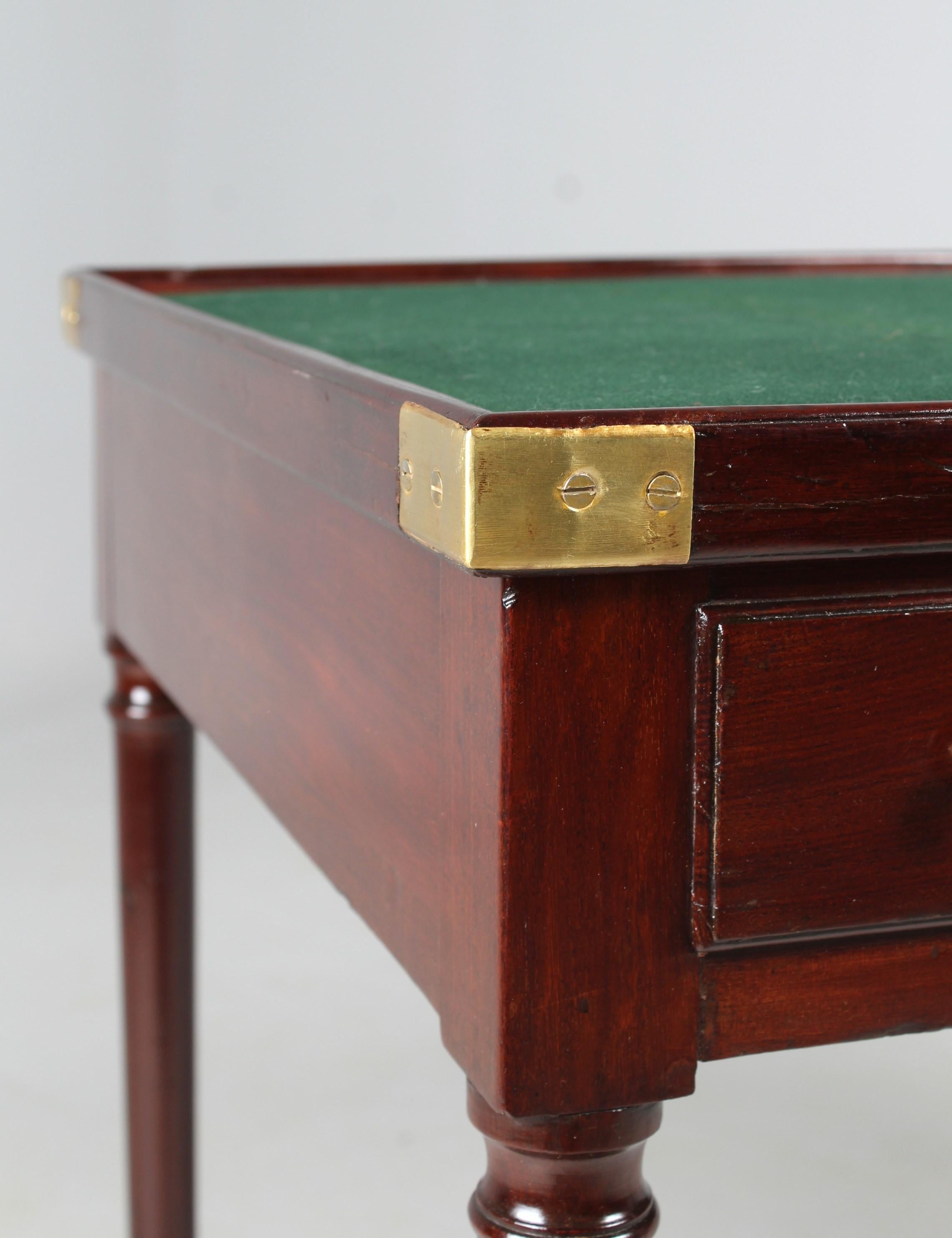 Antiker Spieltisch, Table à Tric Trac, Mahagoni, Frankreich, Directoire, um 1800 im Angebot 9