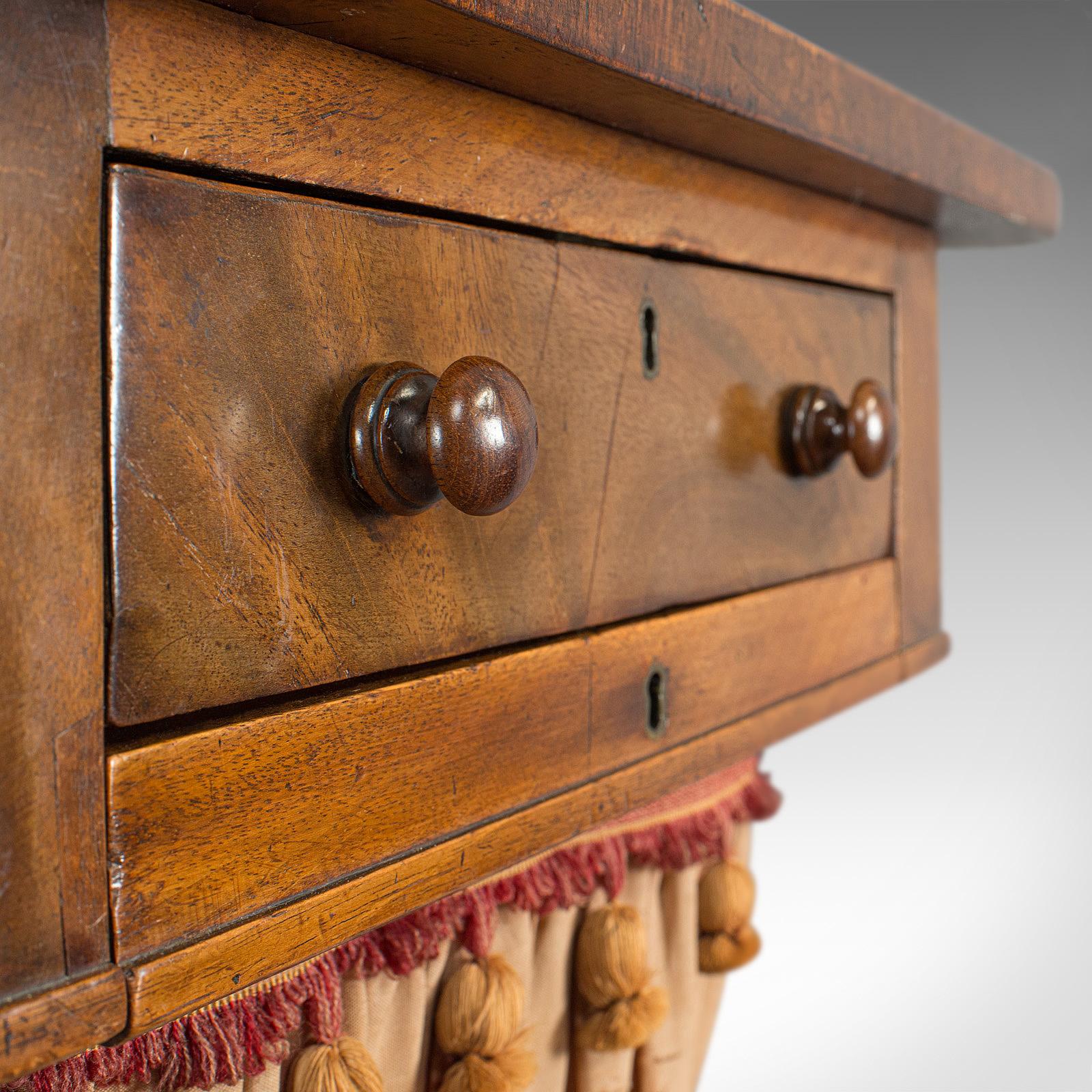 Antique Games Table, English, Mahogany, Chess, Workstation, Victorian, 1860 4