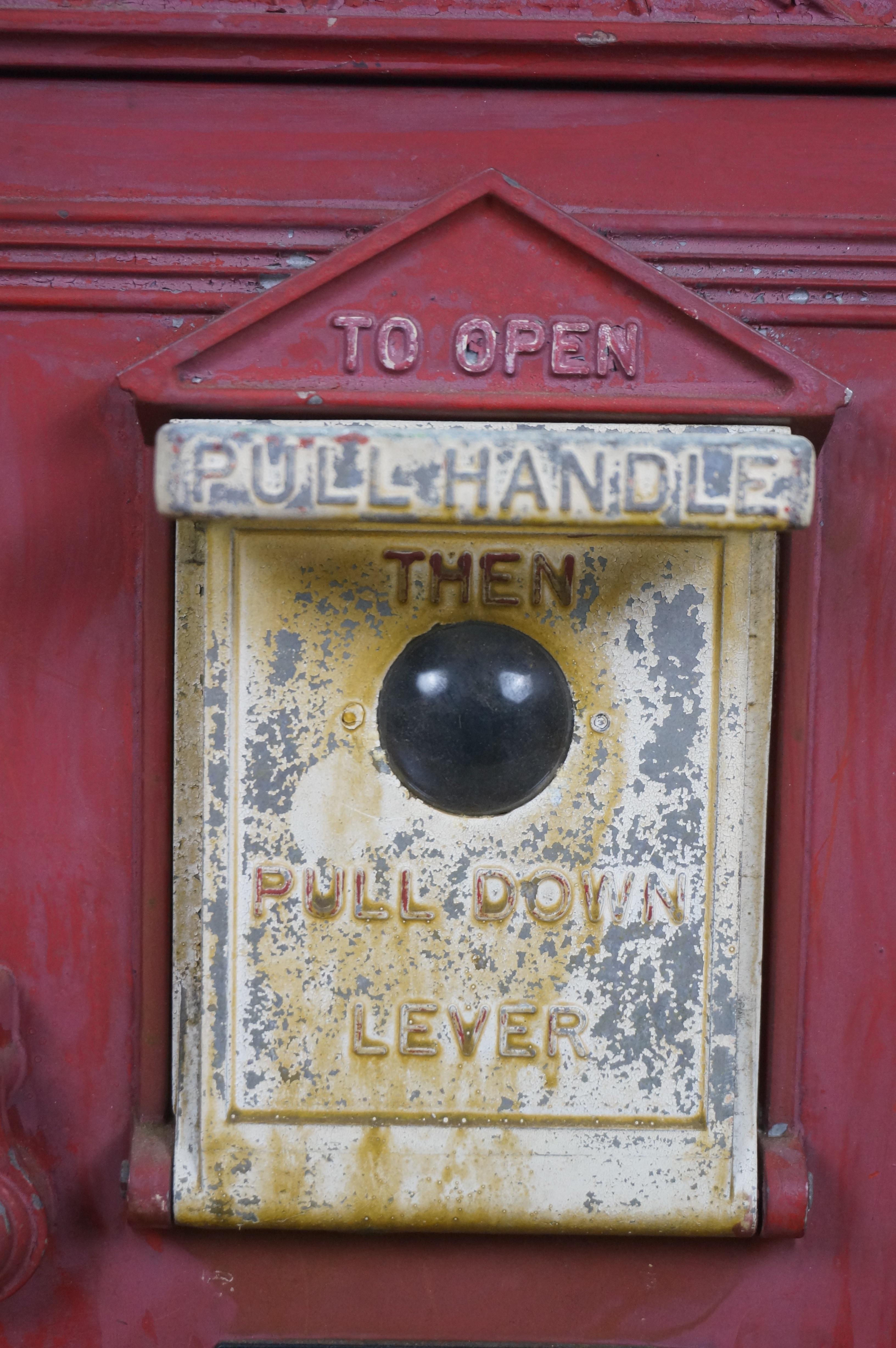 Ancienne Gamewell Cast Iron Fire Alarm Station Radio Telegraph Box 17