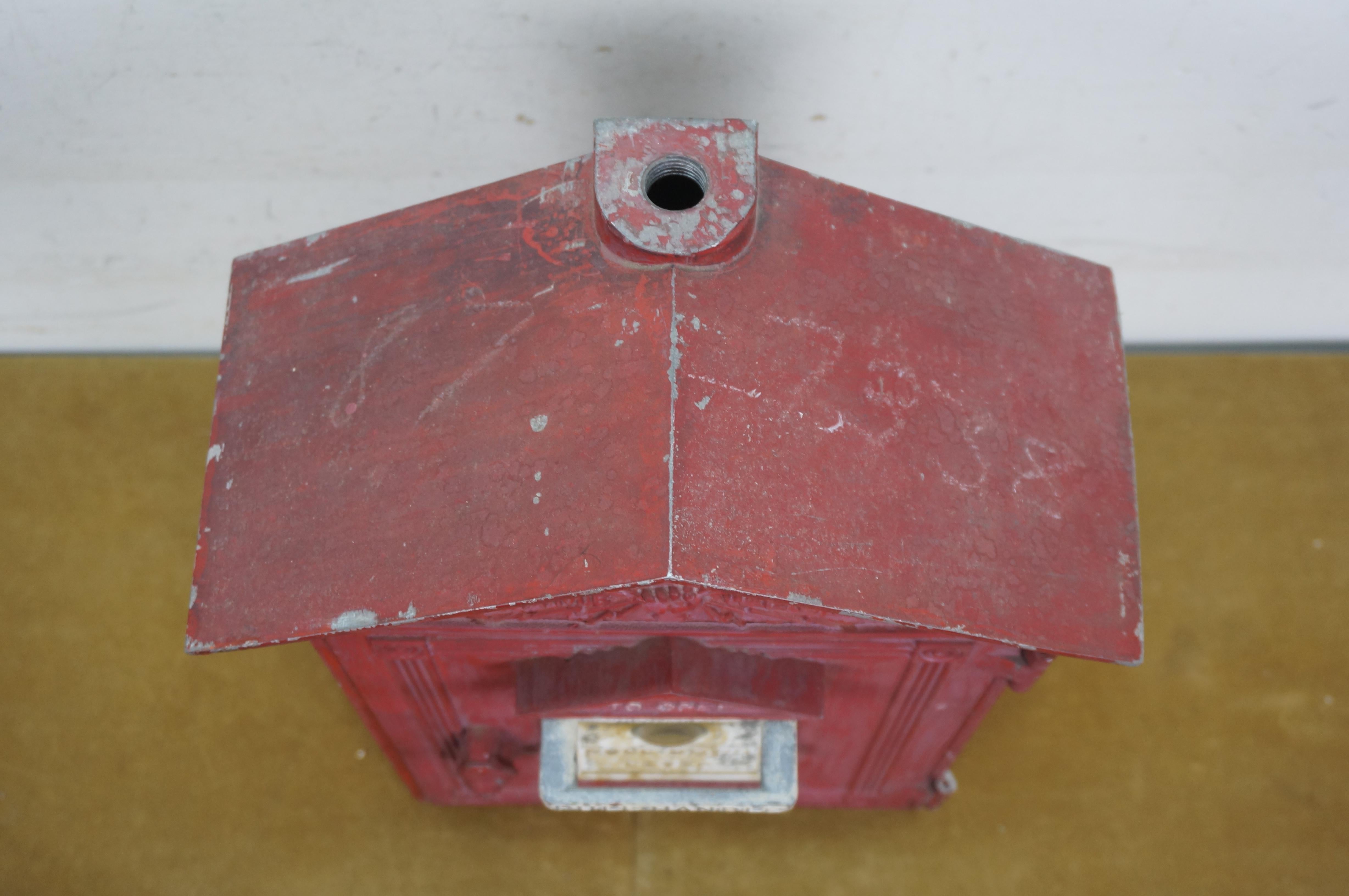 Fer Ancienne Gamewell Cast Iron Fire Alarm Station Radio Telegraph Box 17