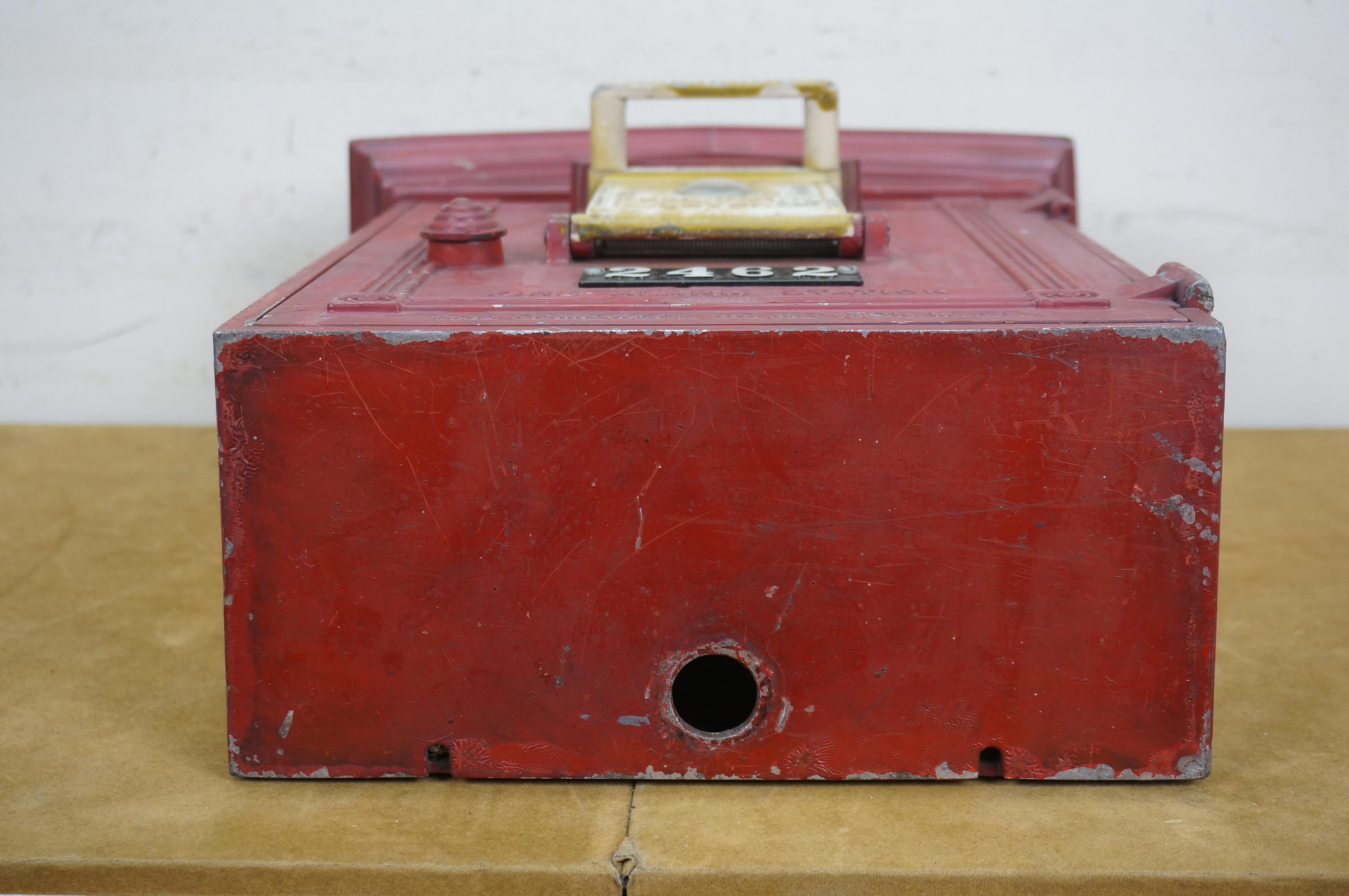 Ancienne Gamewell Cast Iron Fire Alarm Station Radio Telegraph Box 17