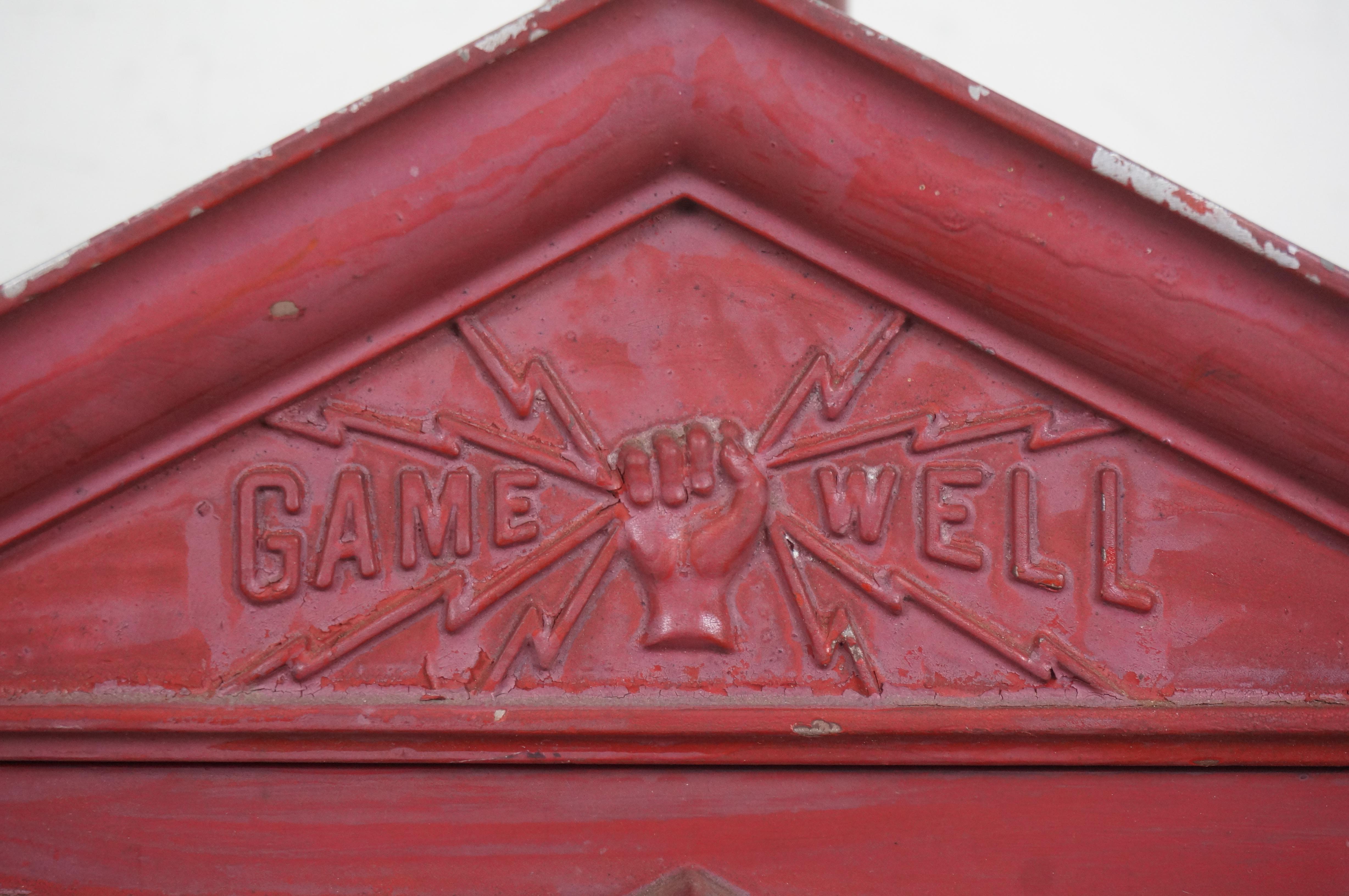 Ancienne Gamewell Cast Iron Fire Alarm Station Radio Telegraph Box 17
