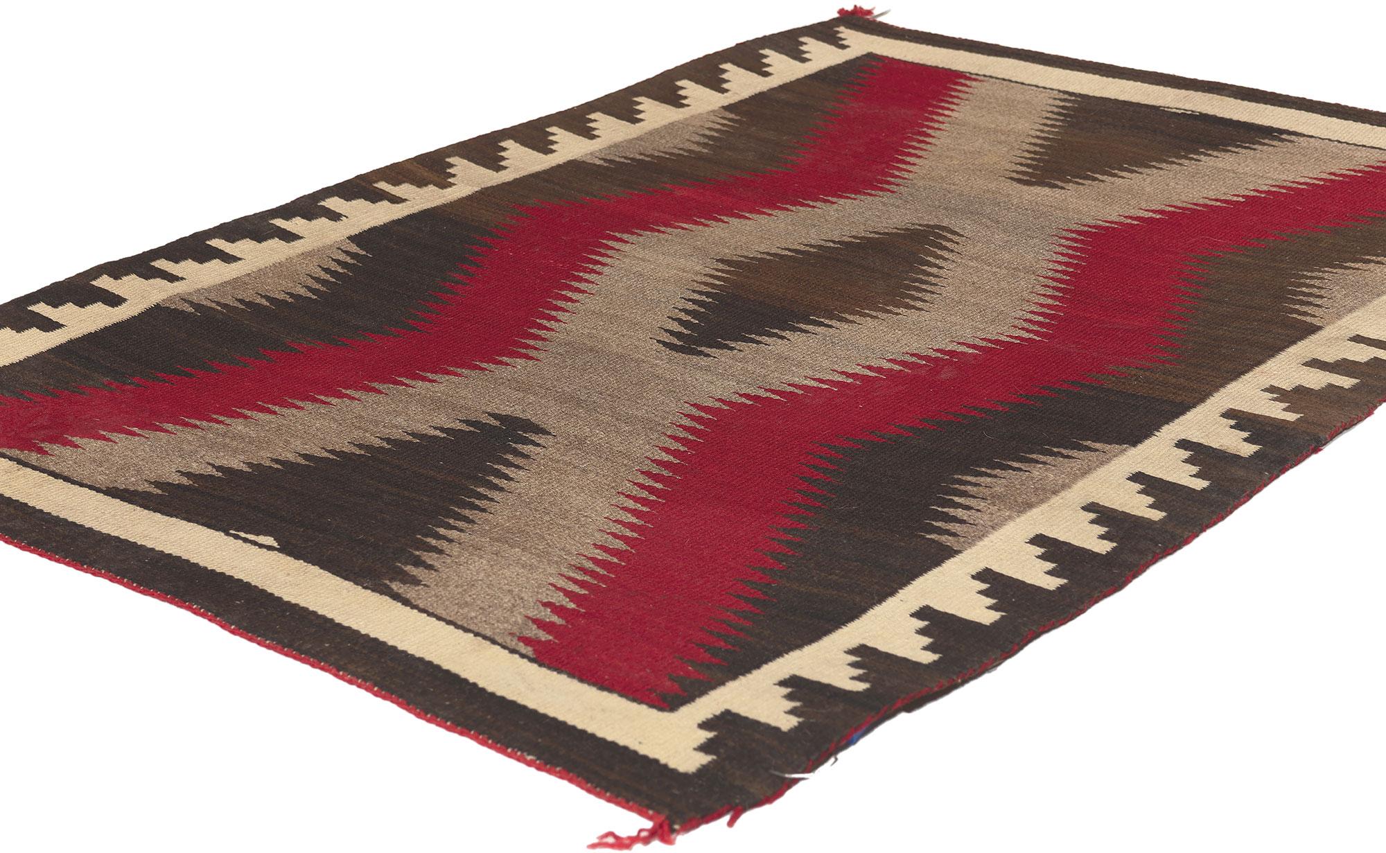 78626 Antique Ganado Navajo Rug, 02'04 x 03'06.
Modern Southwest style meets luxury lodge in this handwoven Native American Navajo rug. The eye-catching Ganado design and earthy colorway woven into this piece work together creating an ultra cozy