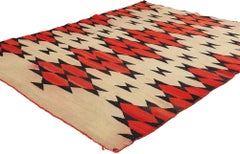 Antique Ganado Southwestern style Rug, Modern Desert & Contemporary Santa Fe
