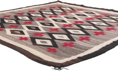 1920's Antique Southwestern-Style Kilim Rug Ganado Tradition Early 20th Century
