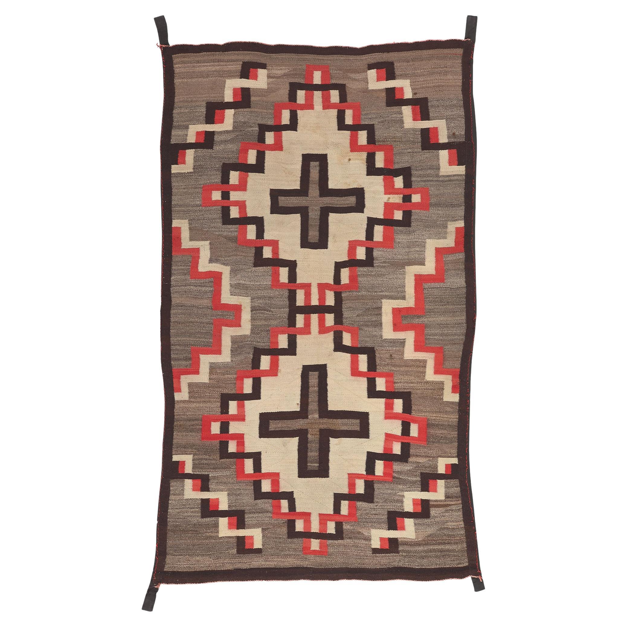 1910er Klagetoh-Teppich im Navajo-Stil mit Südwest-Stil